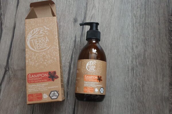 Recenze: Tierra Verde Kaštanový šampon pro posílení vlasů s pomerančem