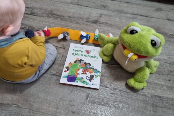 Recenze Emušáci: Ferda a jeho mouchy – jak zvládnout emoce u dětí / Scio, kniha a hračka + osobní zkušenosti